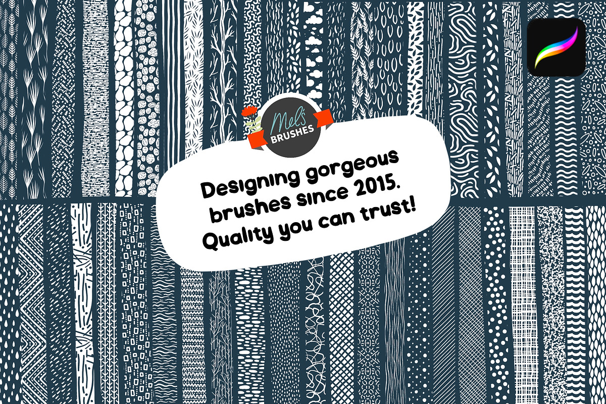 Pattern Craft Pro Brushes, a Brush Add-On by Mels Brushes (Photo 10 of 11)