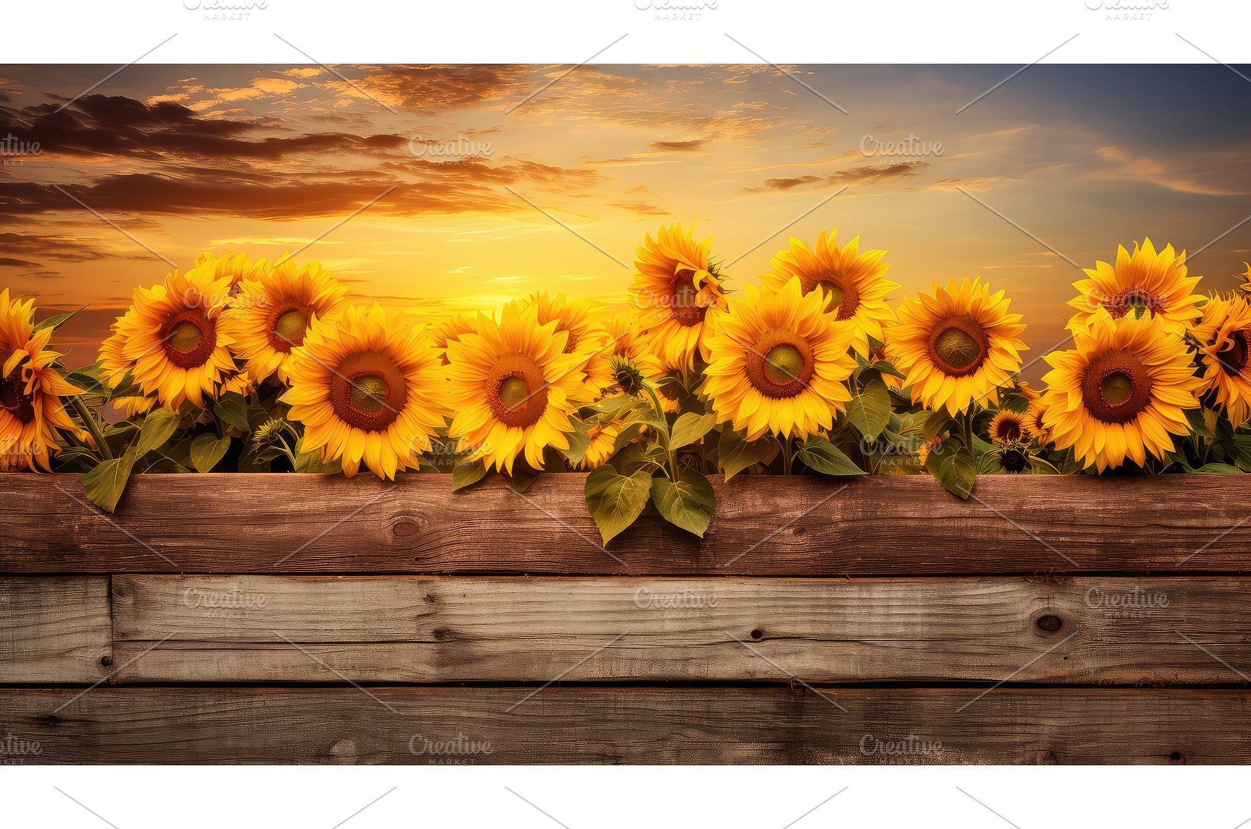 floral rustic sunflowers ai, an Arts & Entertainment Photo by pikepicture