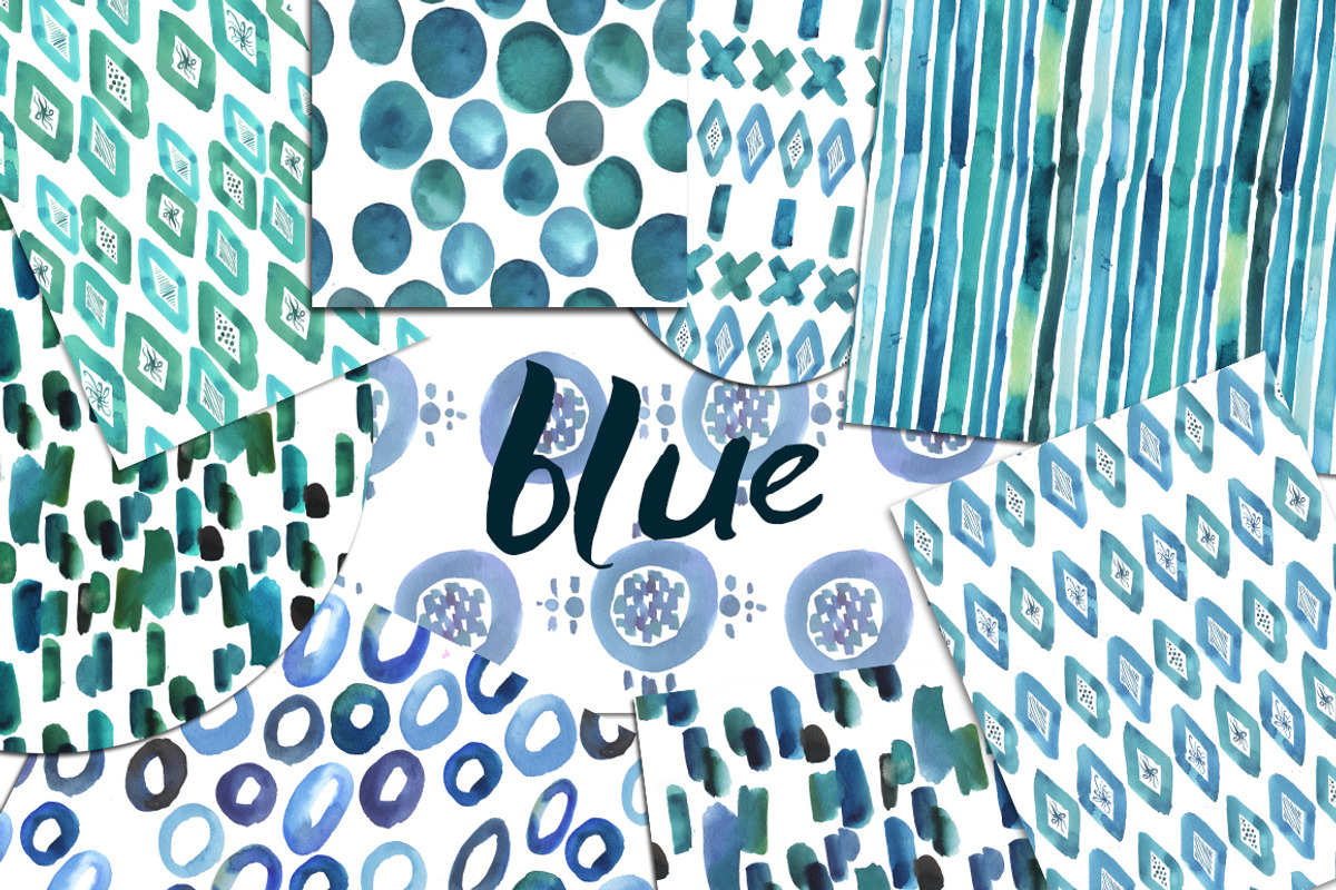 Oceanic watercolor collection!, a Texture Graphic by holaholga (Photo 5 of 7)