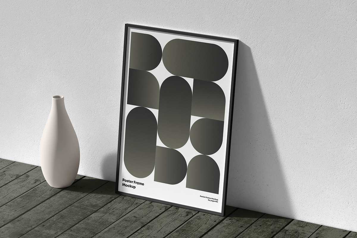 Poster Frame Mock-up, a Product Mockup by Yogurt86 (Photo 12 of 16)