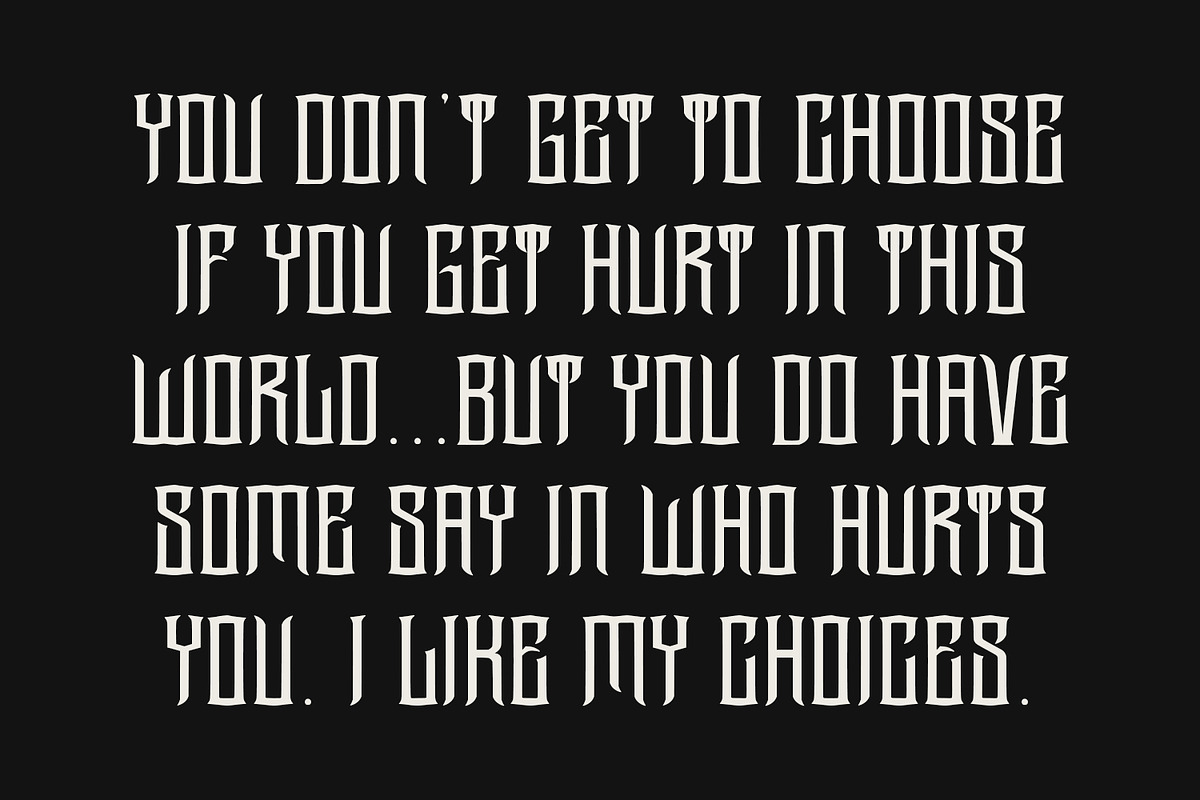 Arzzell Blackletter Display Font, a Font by Maulana Creative (Photo 4 of 7)