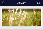 My Diary - UI Mobile Kit, an UI Kit Template by hoangpts (Thumbnail 12 of 18)