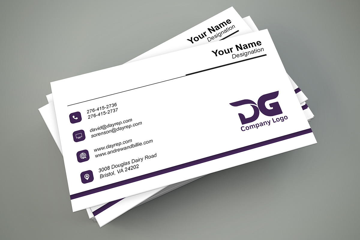 Company Branding Business Card PSD preview 6