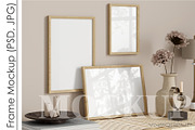 Frame Set Mockup PSD JPG, a Print Template by VNmockup (Thumbnail 1 of 4)