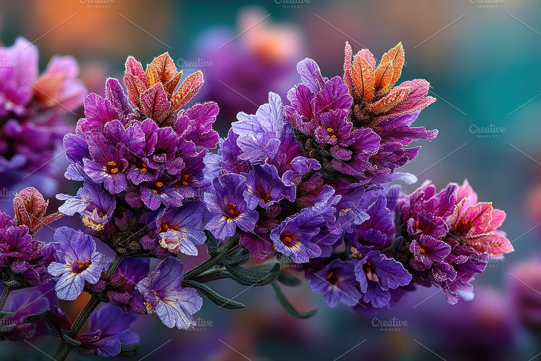 Vibrant purple and pink cherry blossoms in full bloom with water, a Nature Photo by José Manuel Gelpi
