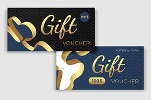Gift Voucher Design, a Decorative Illustration by PsychocheArt