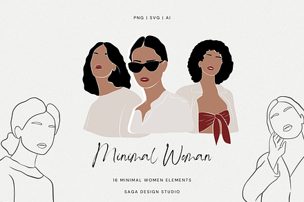 Minimalist Woman Illustrations