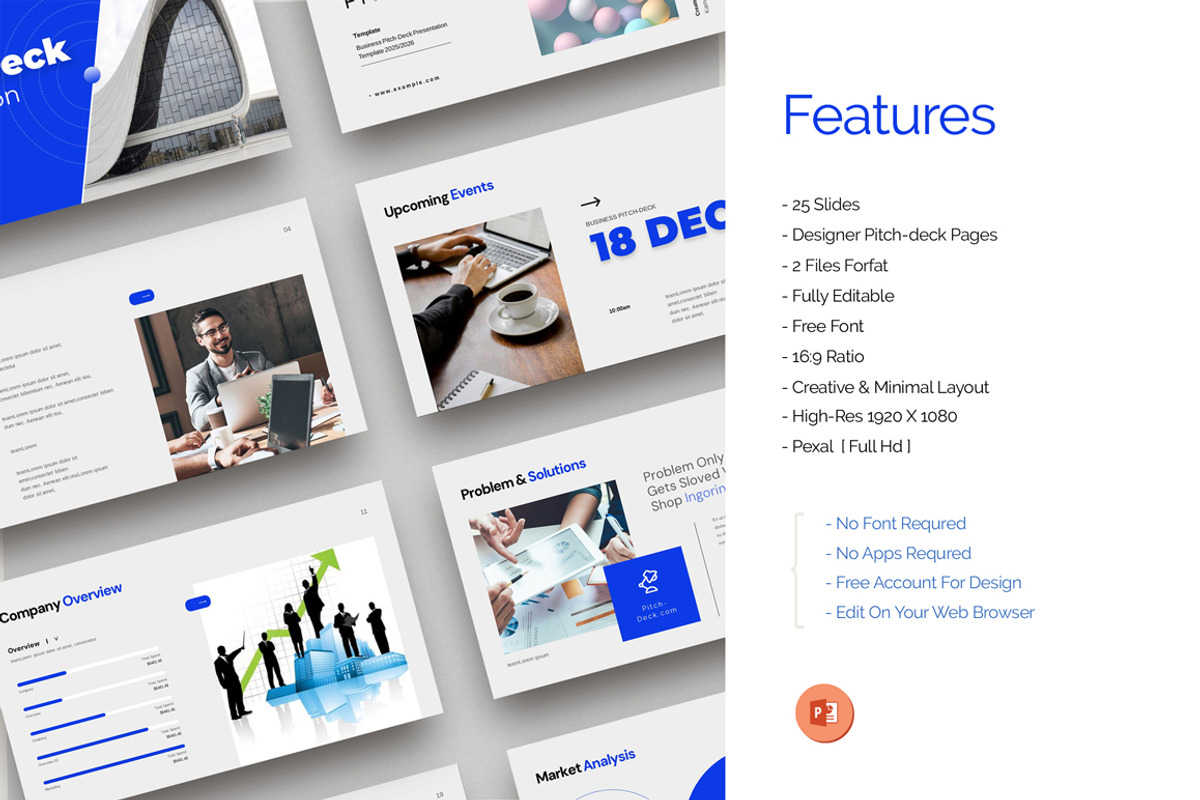 Pitch-deck Presentation Template, a Presentation Template by Dream-Lab (Photo 9 of 9)