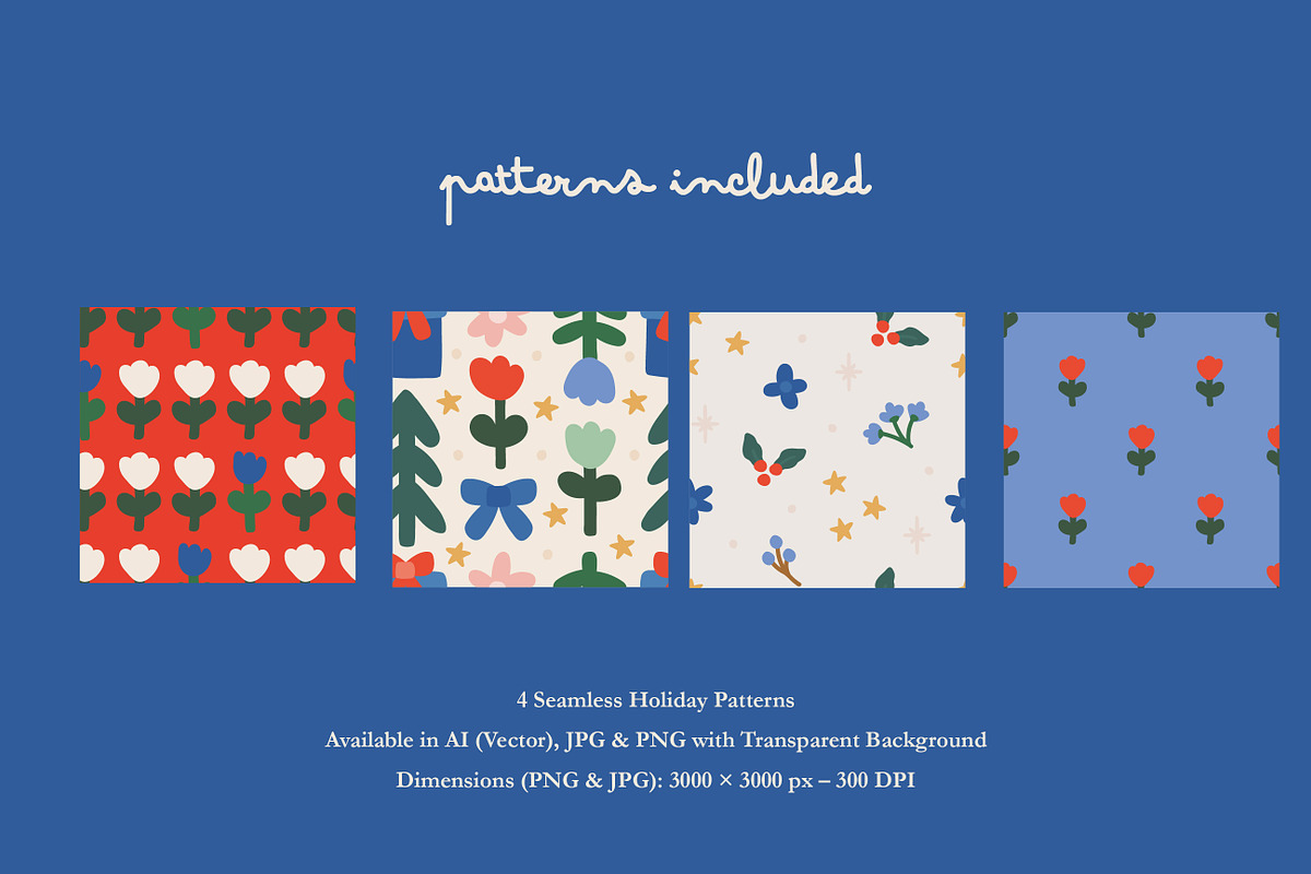 Ingrid Christmas Collection, a Seasonal Illustration by Emilie Cliche (Photo 5 of 6)