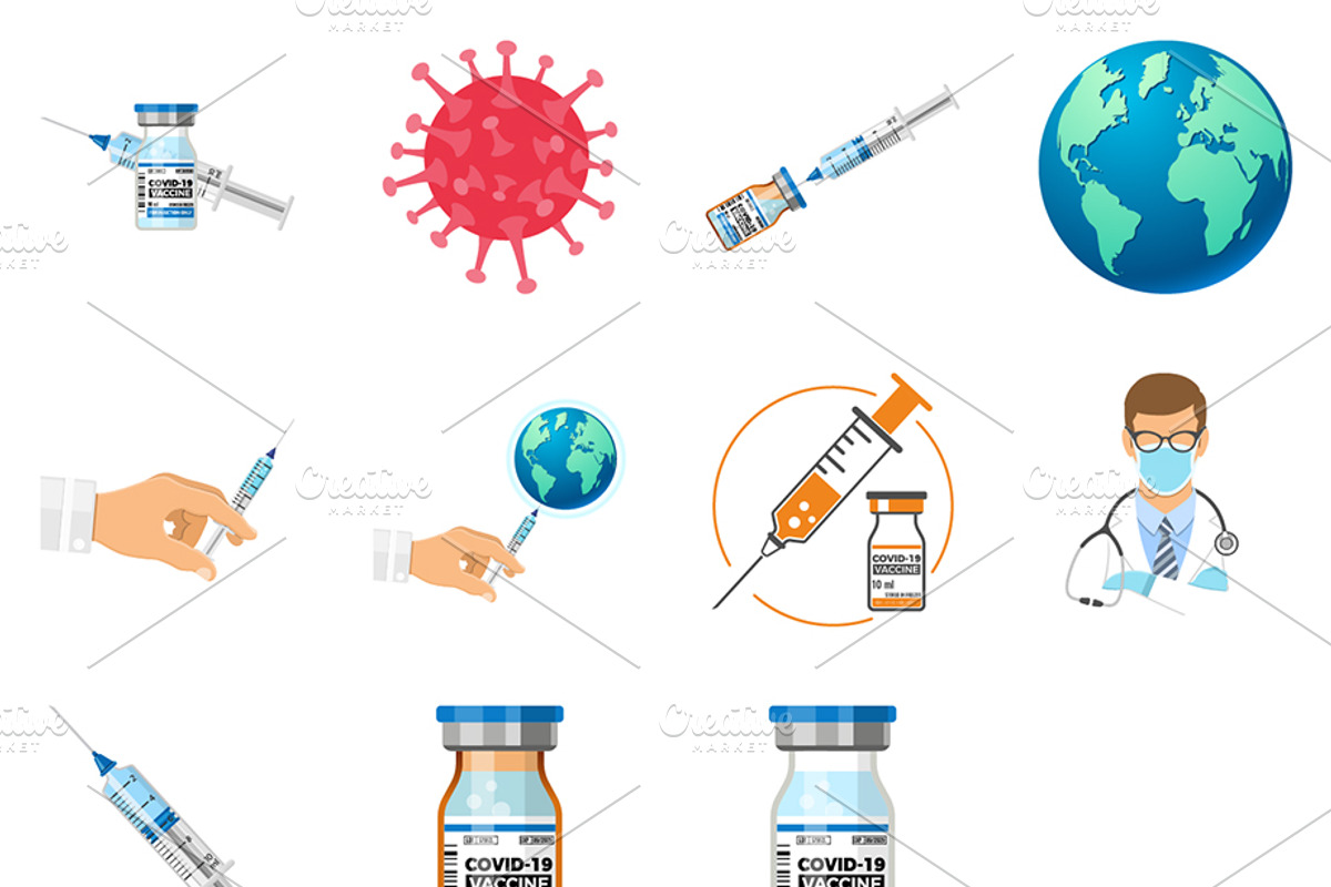 Covid-19 Vaccine and Syringe, a Healthcare Illustration by TAlex (Photo 5 of 7)