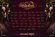 Rebelink, a Script Font by Burntilldead (Thumbnail 9 of 12)