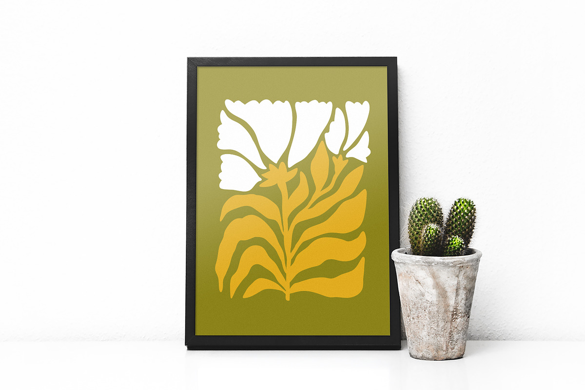 Trendy abstract flowers posters set, a Background Graphic by Good Studio (Photo 11 of 13)
