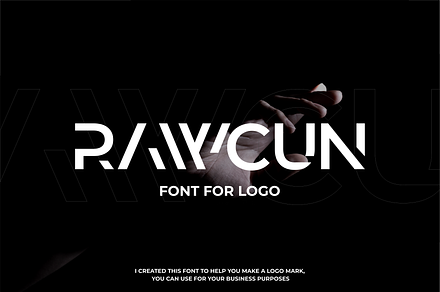 RAWCUN - Font Logo & Branding, a Sans Serif Font by Vroz Studio