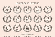 Wreath Monograms Dingbat Font, a Symbol Font by k.becca (Thumbnail 2 of 5)