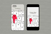 Card templates with white bears, a Card Template by Kudryashka (Thumbnail 4 of 14)