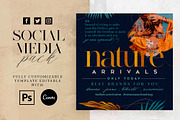 Nature - Social Media Pack, a Social Media Template by Touringxx Creative Studio (Thumbnail 1 of 8)