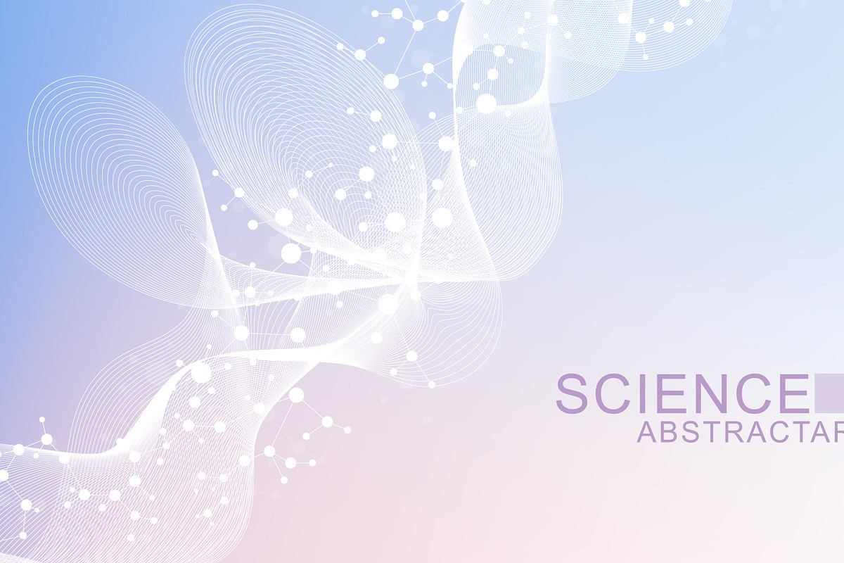 Modern science background, an Illustration by pro500