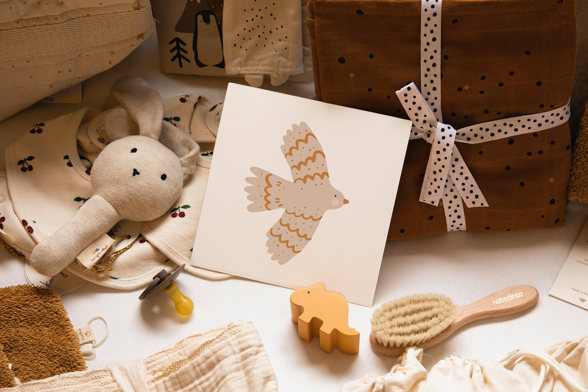 BIRDS BOHO BEIGE / vector & png, an Illustration by KruthDesign (Photo 6 of 7)