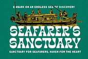Nomadic - Reverse Display Font, a Handwritten Font by Letterhend Studio (Thumbnail 6 of 9)
