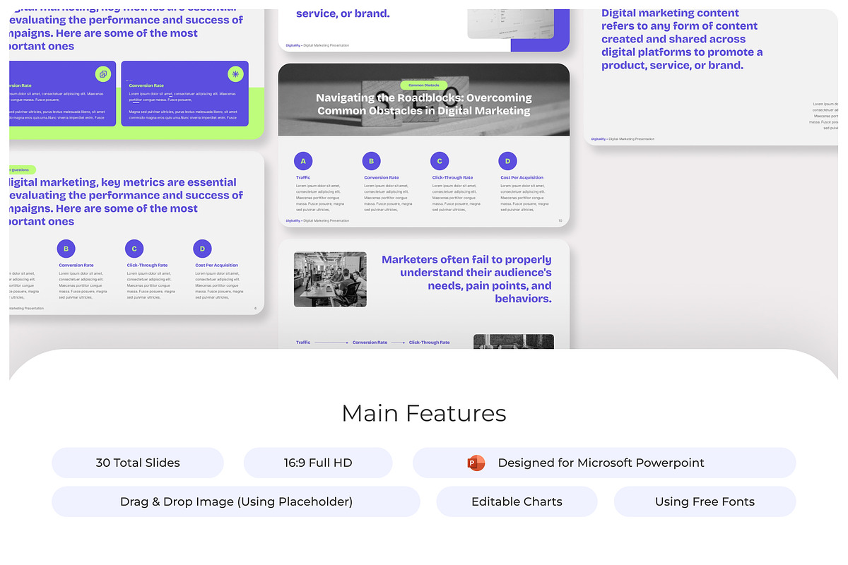 Digitalify Marketing PowerPoint, a Presentation Template by Premast (Photo 2 of 4)