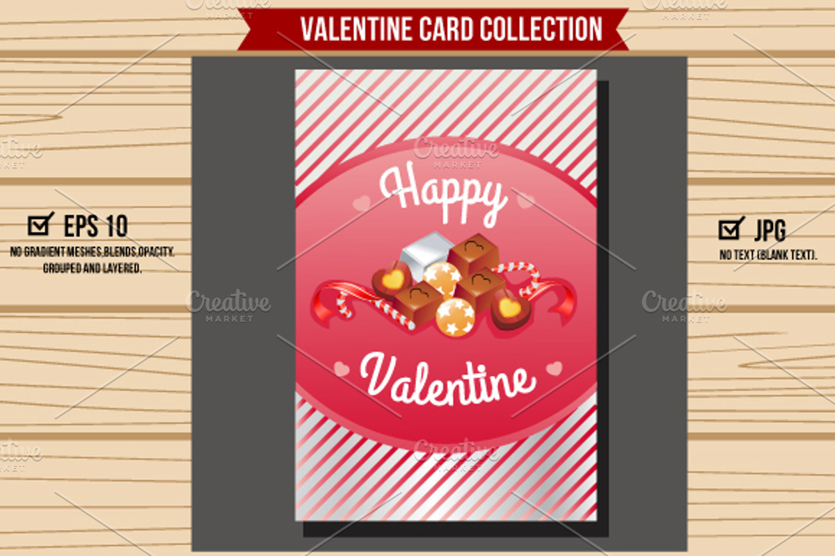 Six Valentine Card, a Card Template by Propylparaben (Photo 3 of 7)