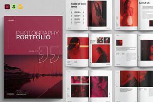 Photography Portfolio Template, a Brochure Template by GoldenGrid Studio