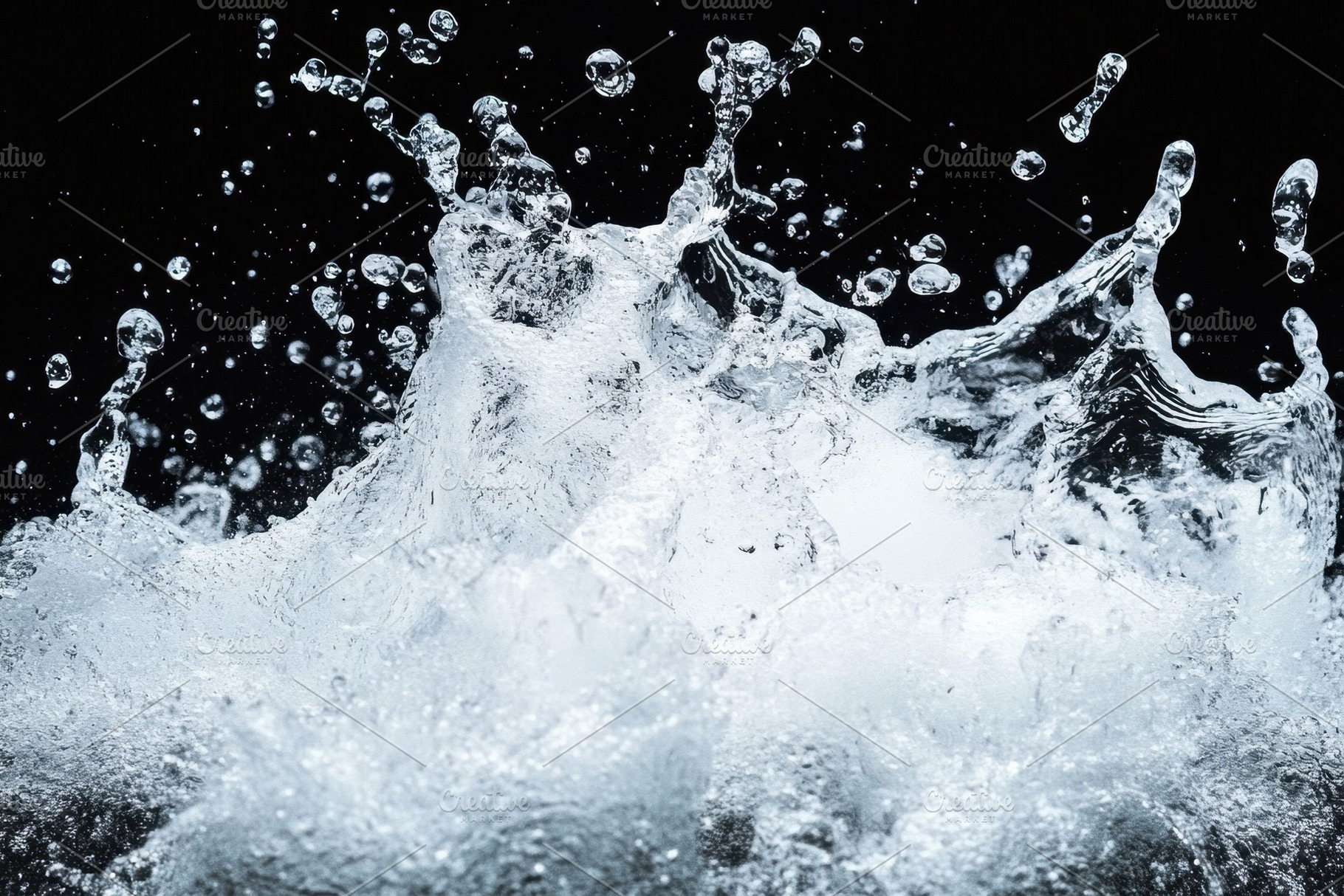 High  speed water splash captured in, a Photo by Iftikhar Alam
