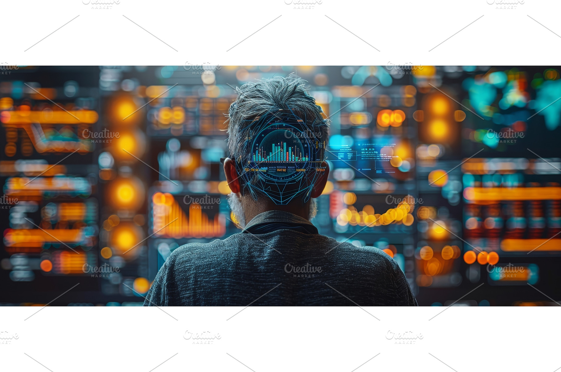 With digital augmented reality, a Business Photo by ZinetroN