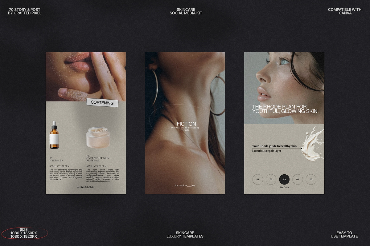Aesthetic Skincare Canva Bundle preview 7