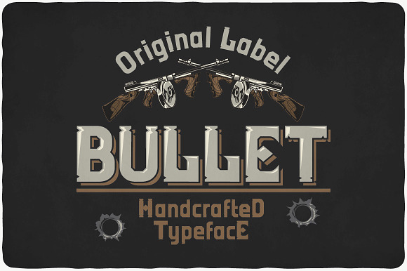 Bullet Typeface preview 7