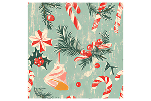 Vintage Holiday 2 Digital Paper