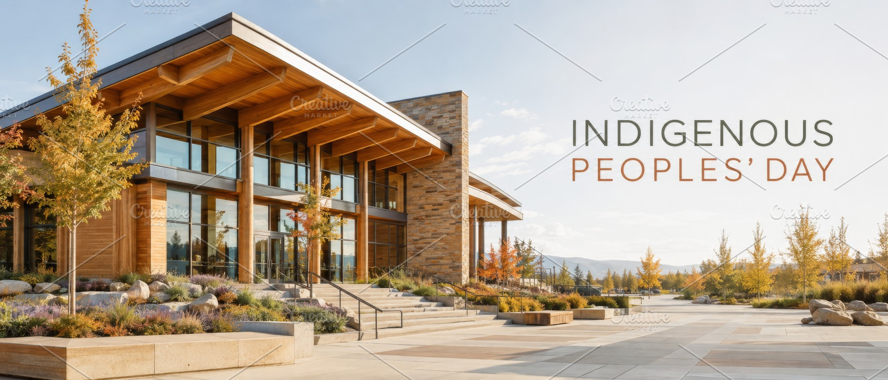 Indigenous Peoples Day message besid, a Photo by Dvoevnore photos