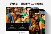 Fresh Shopify 2.0 Theme, a Shopify Template by Lumin Lab (Thumbnail 1 of 10)