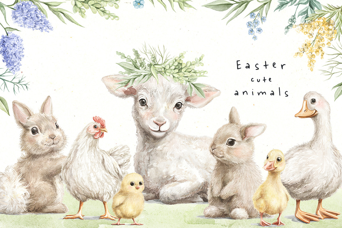 Easter animals, an Animal Illustration by Mimomy (Photo 1 of 12)