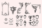300 Baroque Wedding elements, a Decorative Illustration by Nocturnal Wolf (Thumbnail 13 of 14)