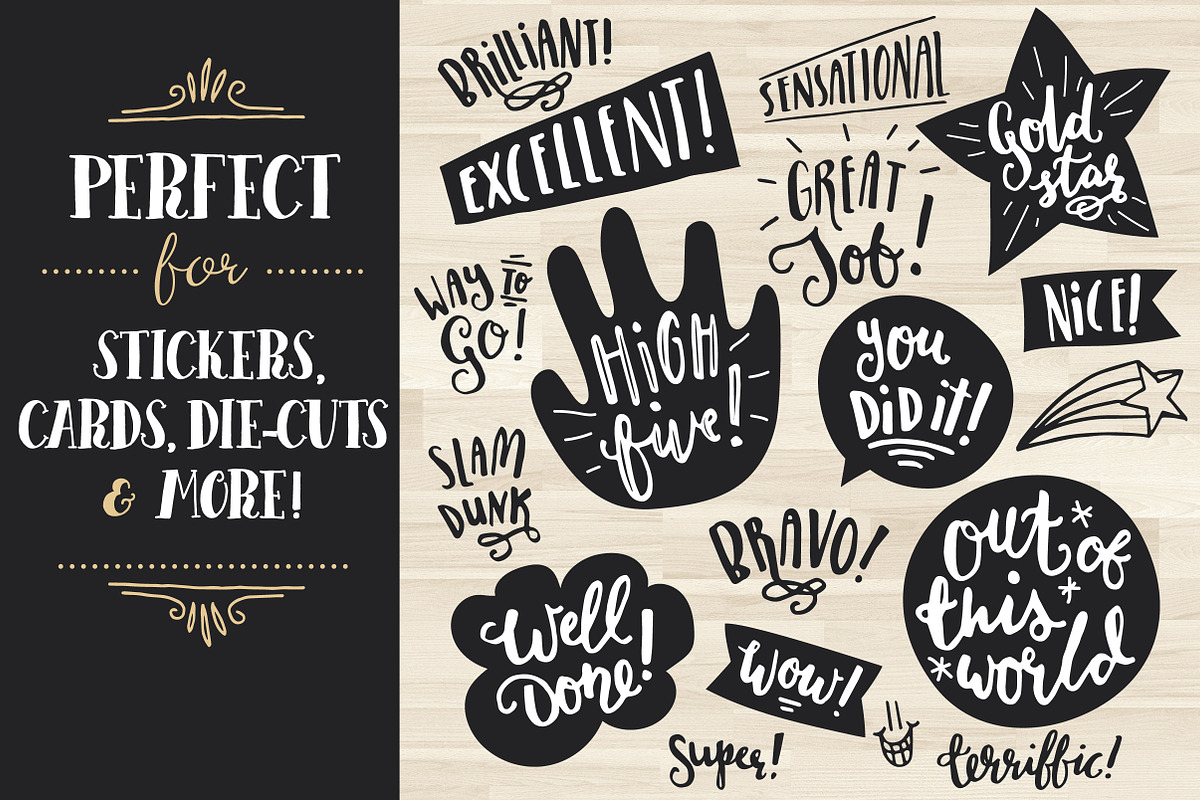 Awesome Encouragement Stamps!, an Object Graphic by The Pen and Brush (Photo 2 of 5)