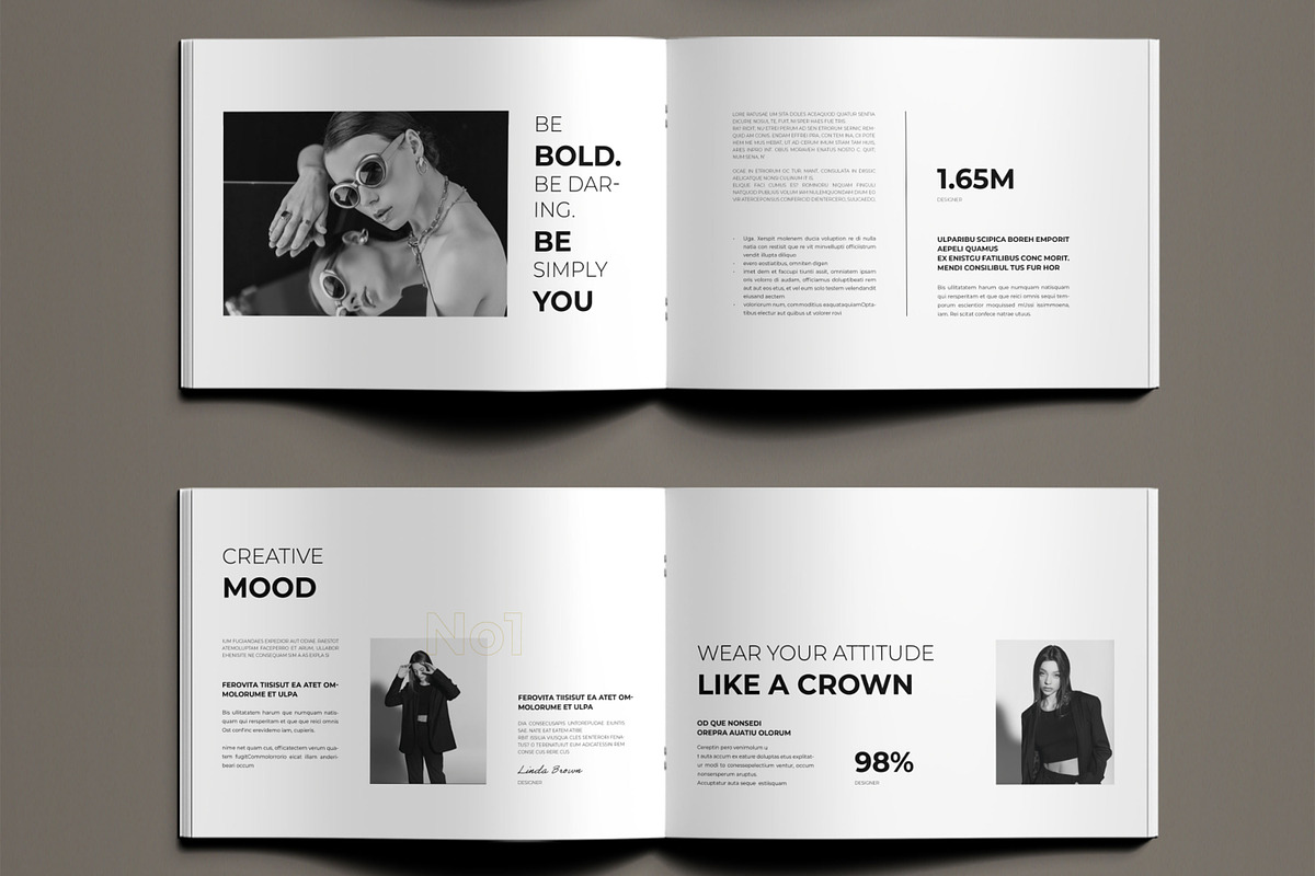 Creative Fashion Portfolio Design, a Brochure Template by ContestDesign (Photo 4 of 5)