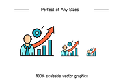 Business Management Icons Set, an Icon by Designfour (Thumbnail 7 of 7)