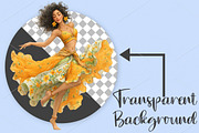Watercolor Summer Girls Clipart PNG, an Illustration by Canvas Craft (Thumbnail 2 of 7)