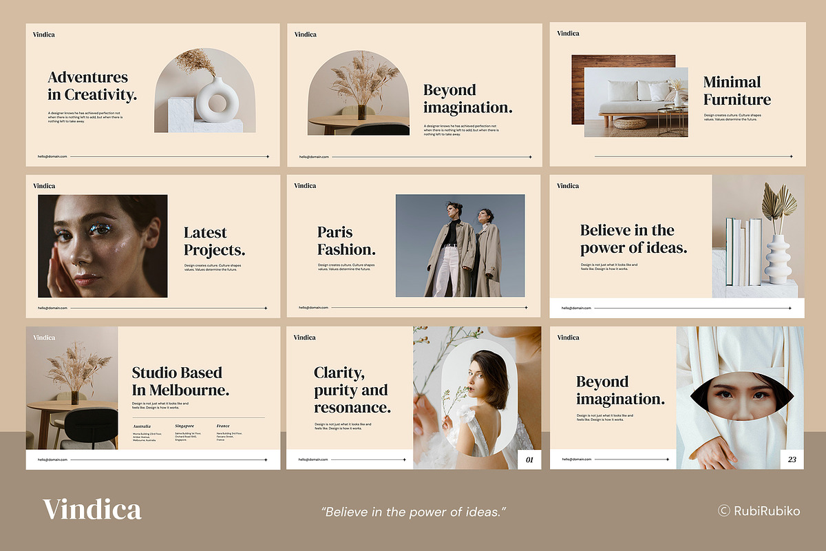 Vindica - Creative Keynote Template, a Presentation Template by rubirubiko (Photo 7 of 12)