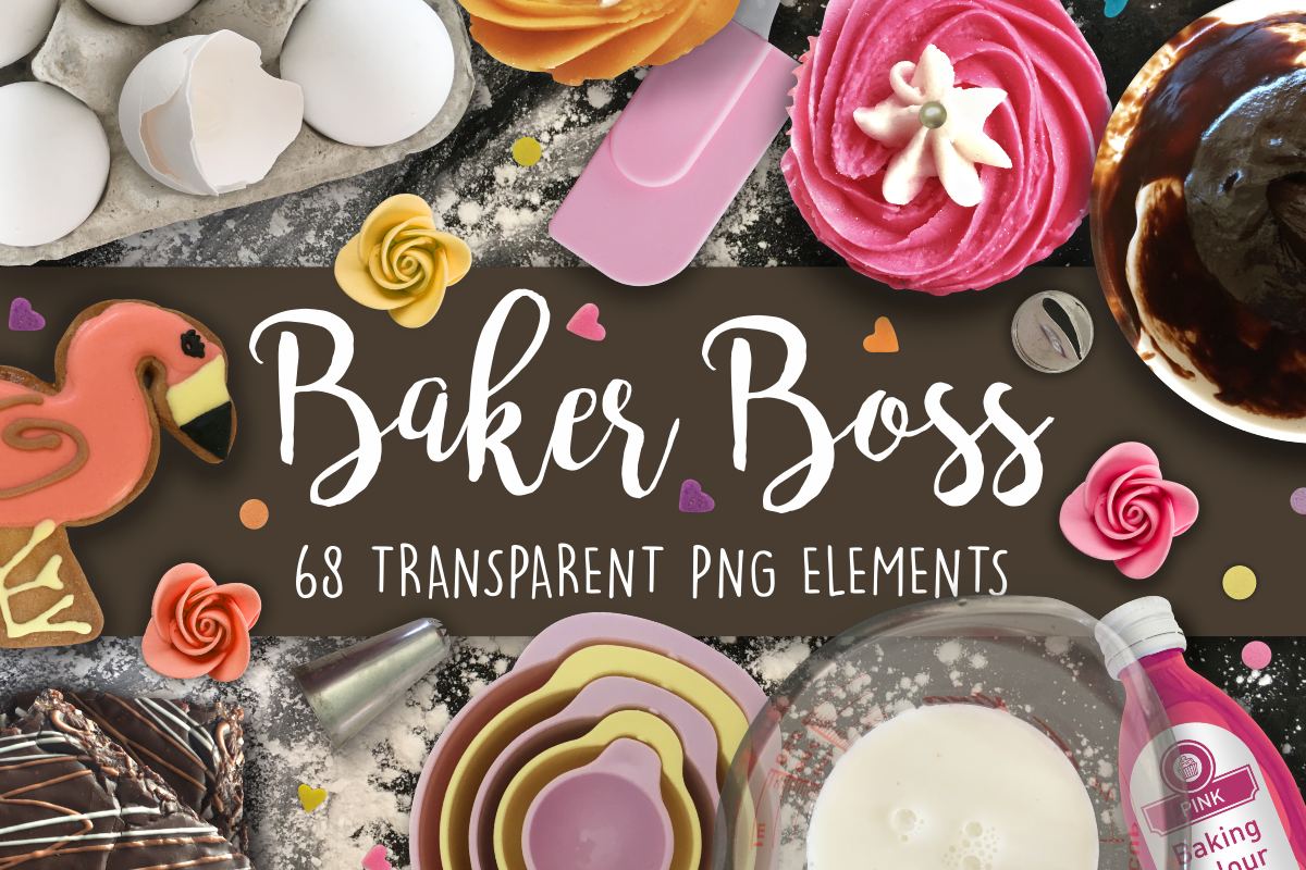 Baker Boss PNG Scene Creator, a Food & Drink Photo by Mockup Scene (Photo 1 of 7)