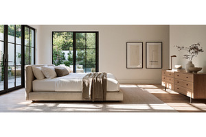 Luxury Minimalist Bedroom With Steel, an Arts & Entertainment Photo by piter.goskov