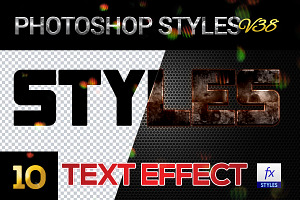 10 Creative Photoshop Styles V38