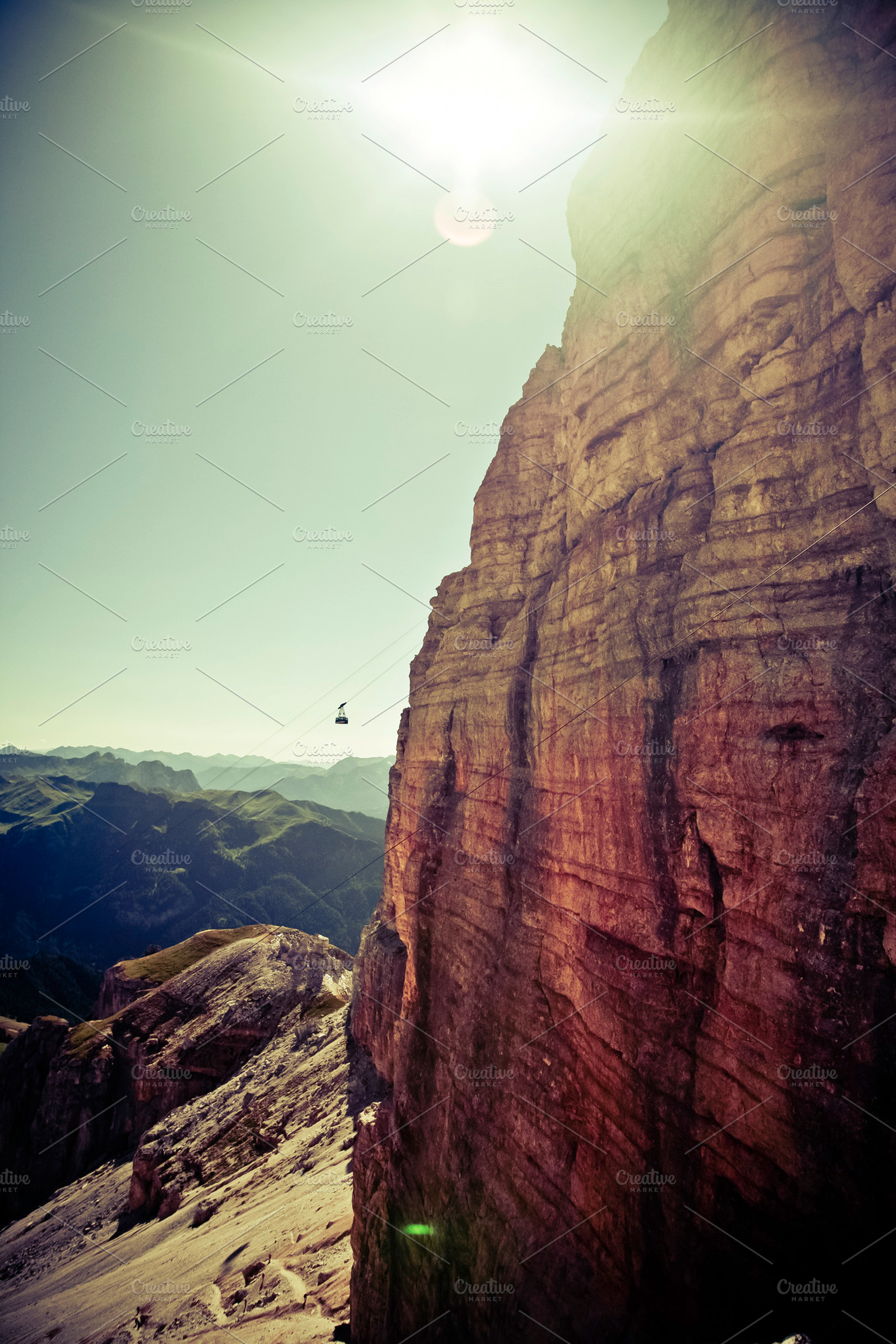 Passo Pordoi Marmolata It Featuring Mountain Cliff And Rock
