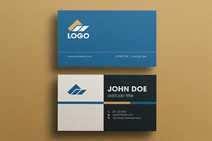 Modern Corporate Business Card, a Business Card Template by MightyDesign