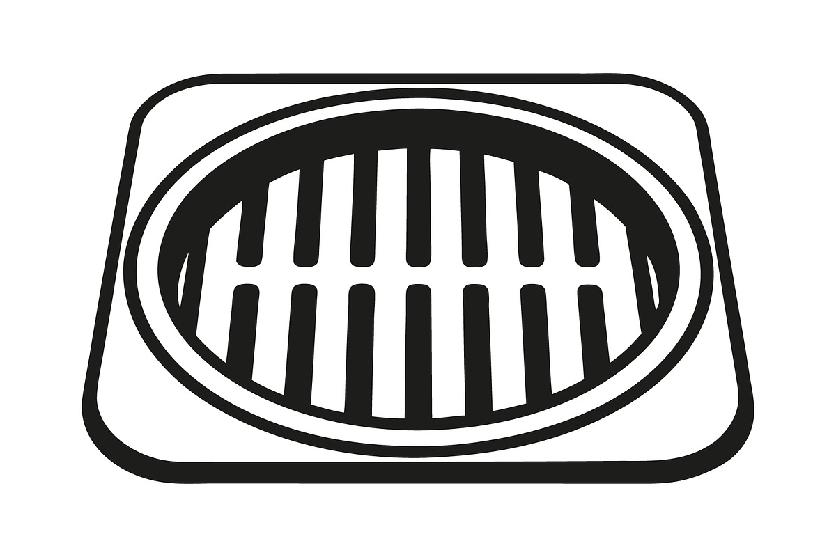 Stylized Manhole Cover with Slots, a Graphic by Billah Hub (Photo 1 of 3)