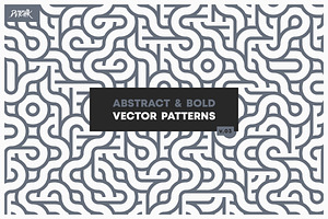 Abstract & Bold Vector Patterns V03, a Pattern Graphic by dvtchk