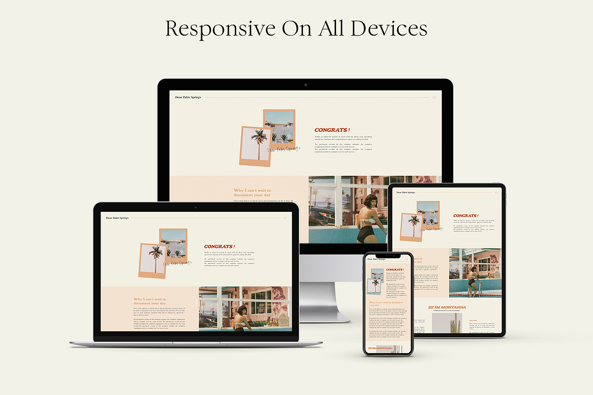 Retro | Photo Price Guide Webpage, a Websites & App Template by Studio Leelou (Photo 4 of 8)