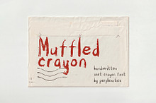 Muffled Crayon Handwritten Font