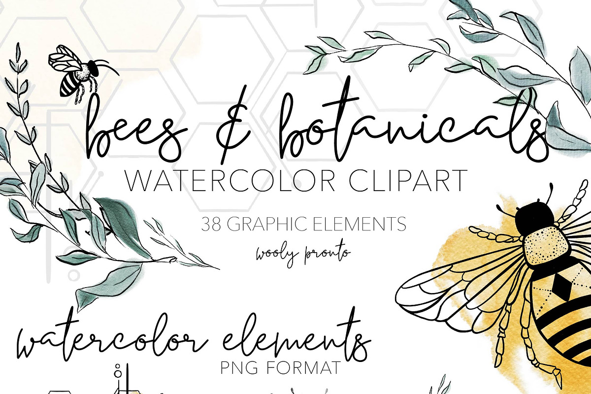 BEES & BOTANICALS | Modern Graphics, a Texture Illustration by Wooly Pronto (Photo 8 of 8)